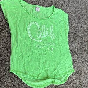 Hollister Bright Green Graphic Tee